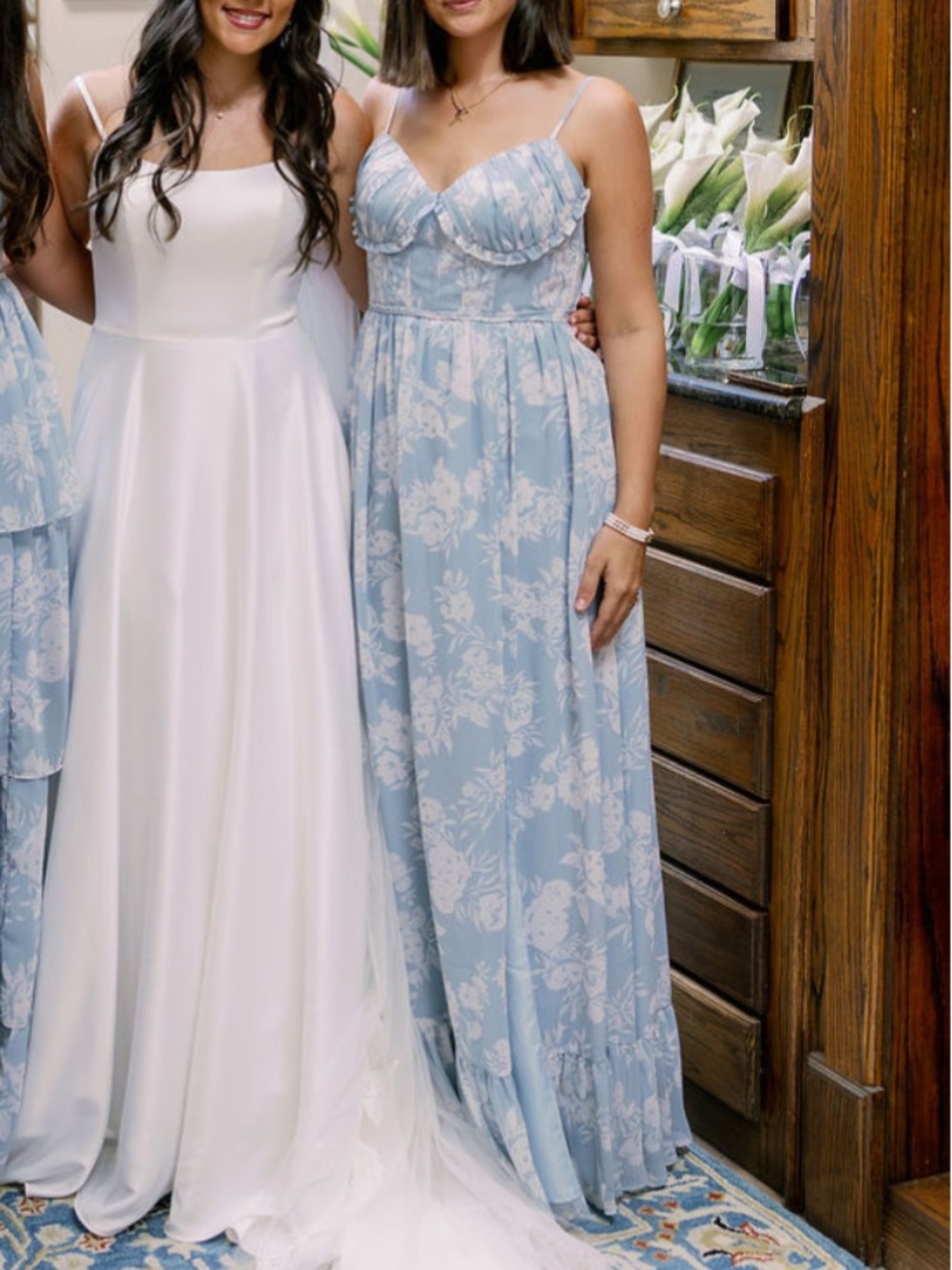 Revelry Blue Floral Maxi Dress